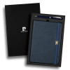 Promotional Pierre Cardin Lombard Notebook and Pen Gift Sets Navy
